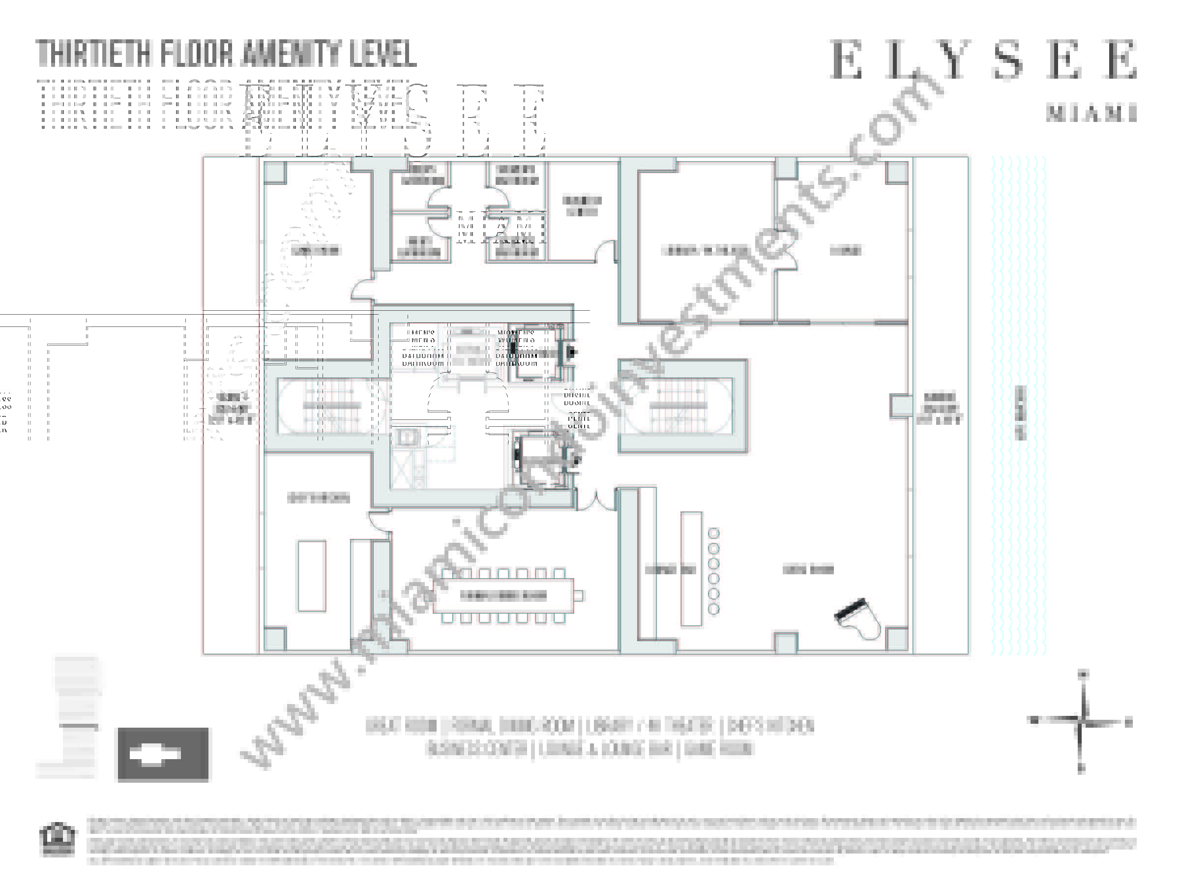 Elysee 30th floor amenities