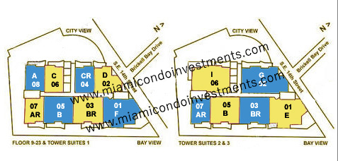 Emerald at Brickell site plan