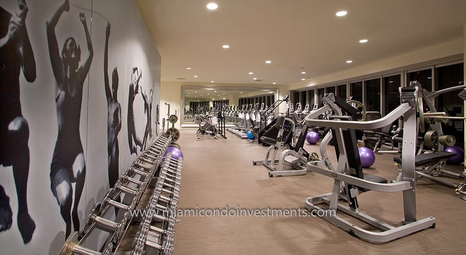 Icon Brickell tower 3 gym equipment