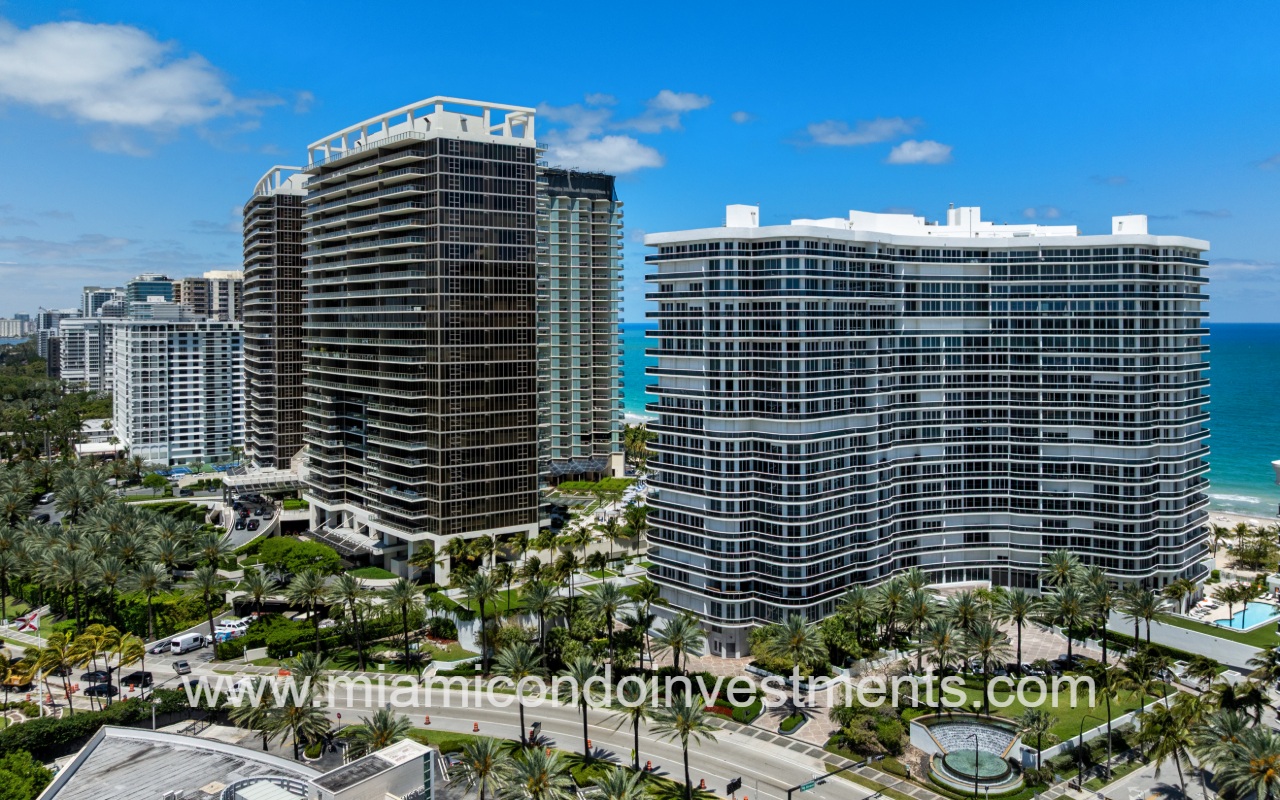 Majestic Tower drone angle of condo building