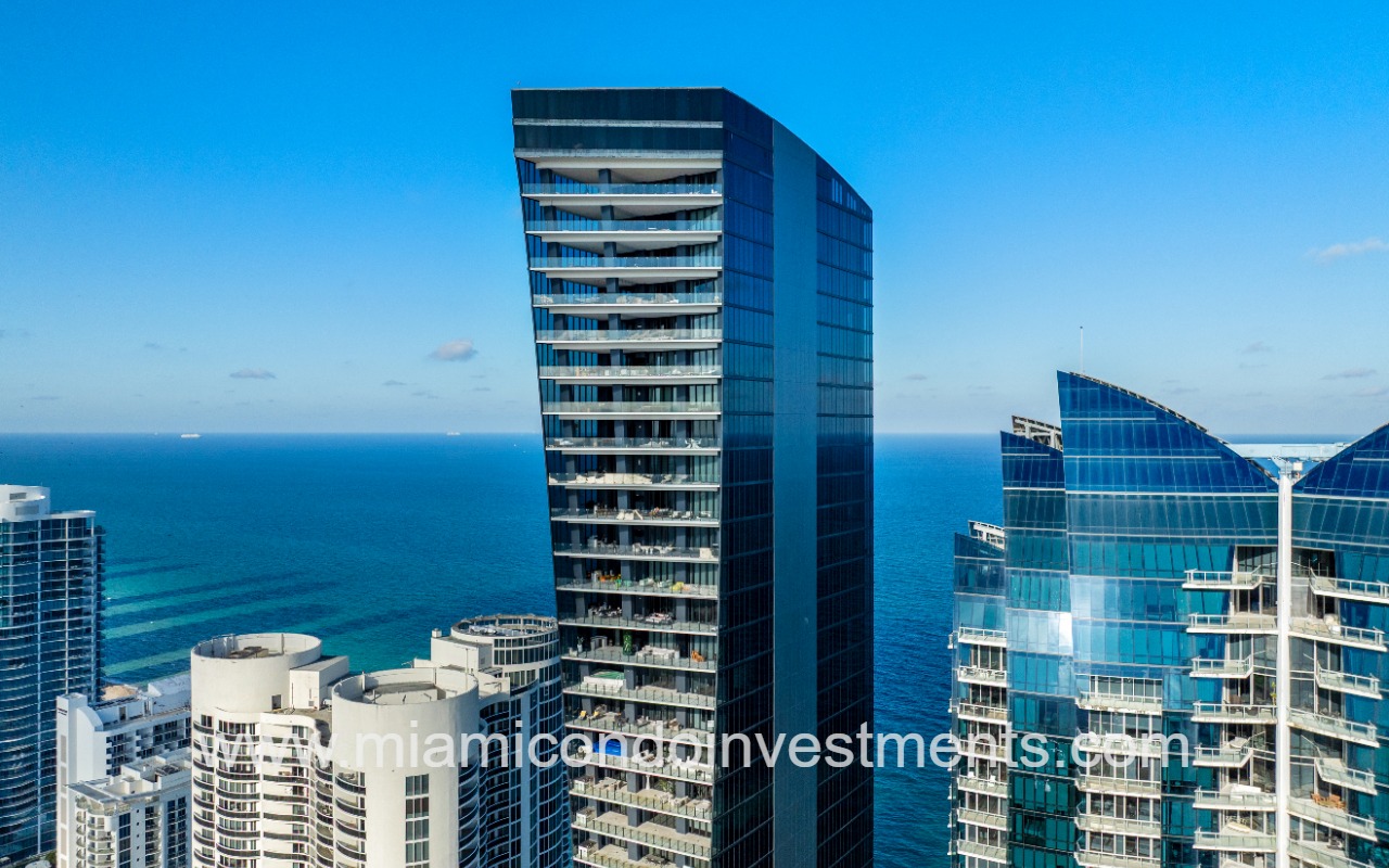 Muse drone of condo building top half