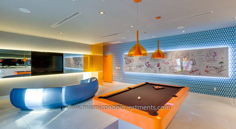 MyBrickell miami condo club room