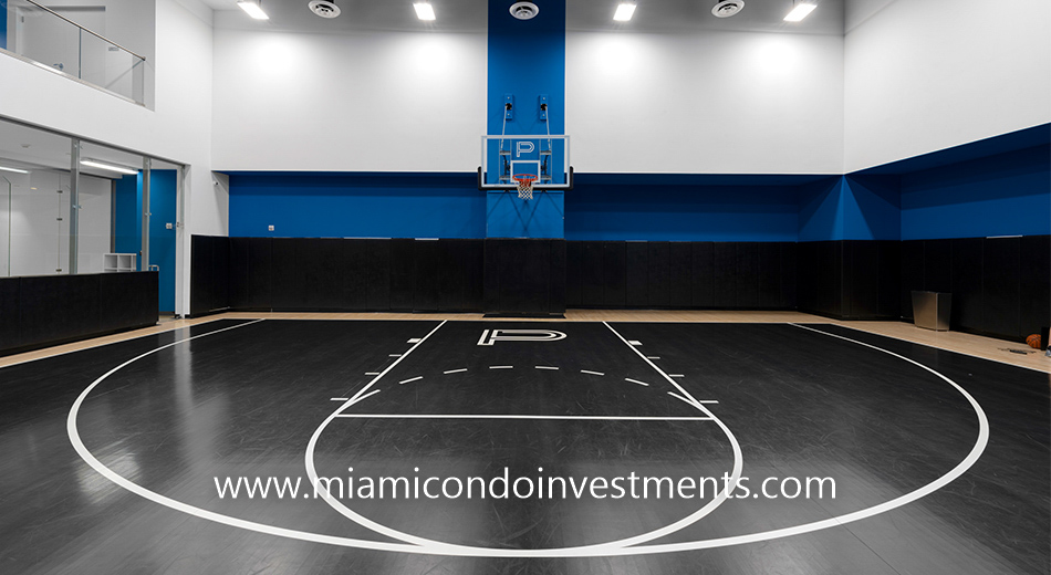 Paramount Miami basketball court