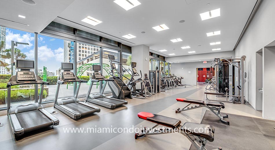 fitness center at Reach Brickell City Centre