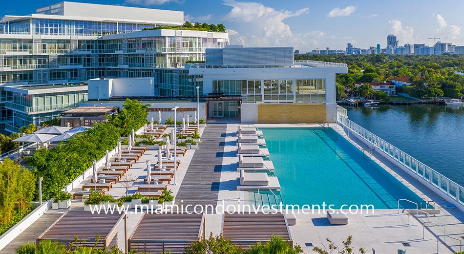 pool deck at Ritz-Carlton Miami Beach Residences