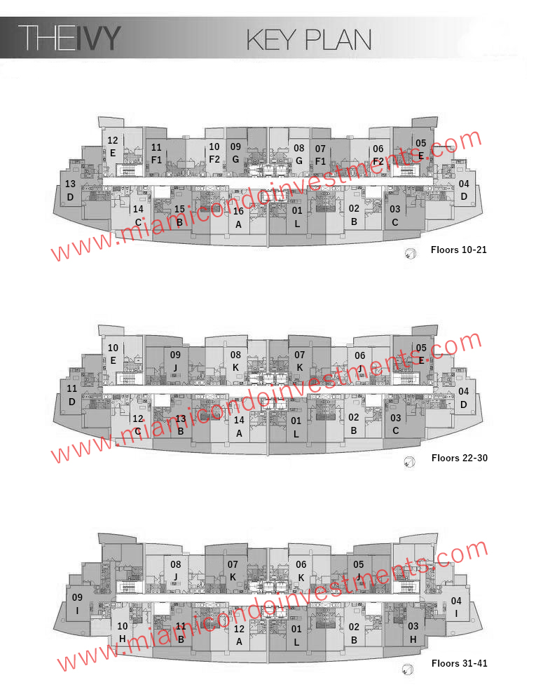 The Ivy Miami site plan