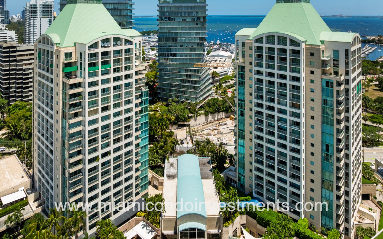 The Ritz Carlton Residences view of twin towers front and entry