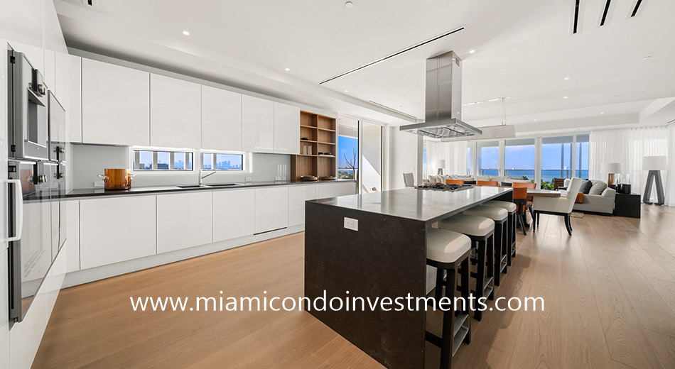 Boffi kitchen at The Ritz-Carlton Residences Miami Beach