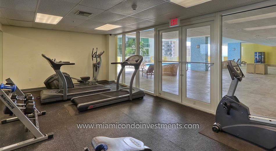 The Sail Brickell condo gym