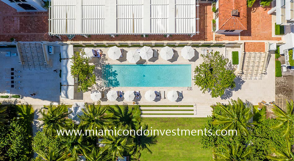 lap pool at The Surf Club Four Seasons