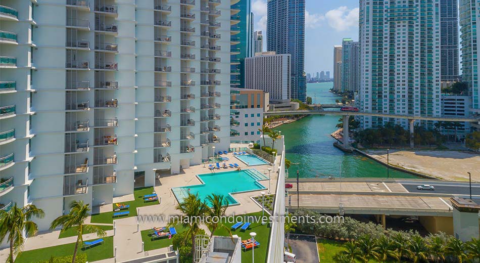 view from Wind Miami pool deck