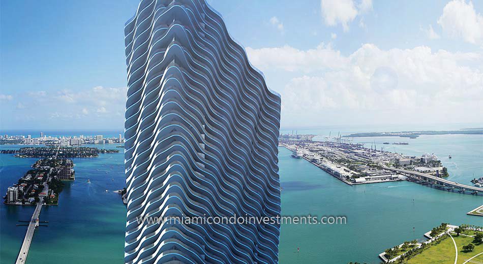 Auberge Residences and Spa Miami aerial rendering Auberge Residences and Spa Miami aerial rendering