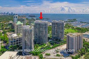 aerial view of Two Park Grove Park Grove towers