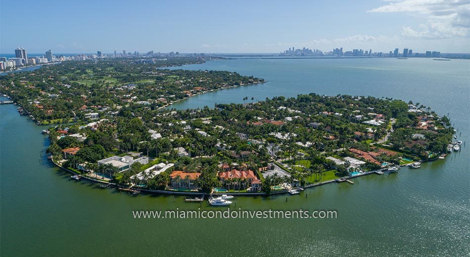 La Gorce Island homes in Miami Beach