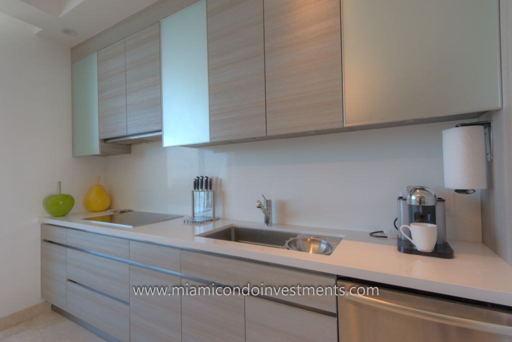 custom kitchen at Trump Palace in Sunny Isles Beach custom kitchen at Trump Palace in Sunny Isles Beach