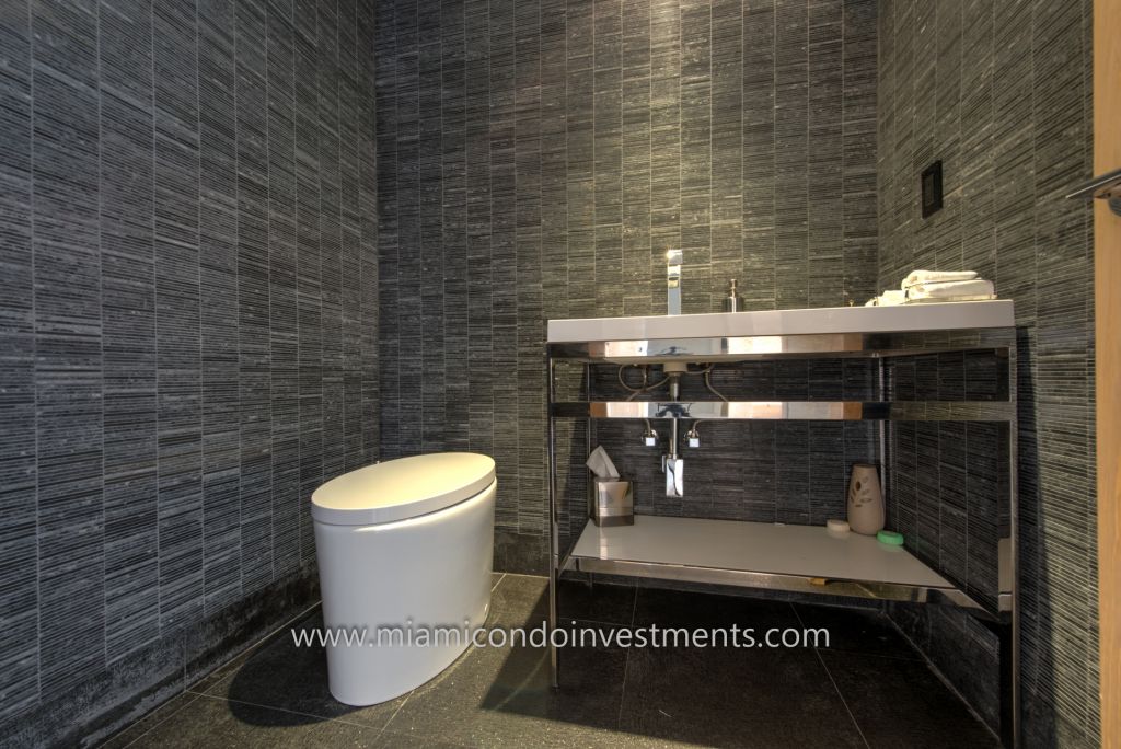 renovated half bath at Trump Palace in Sunny Isles Beach renovated half bath at Trump Palace in Sunny Isles Beach
