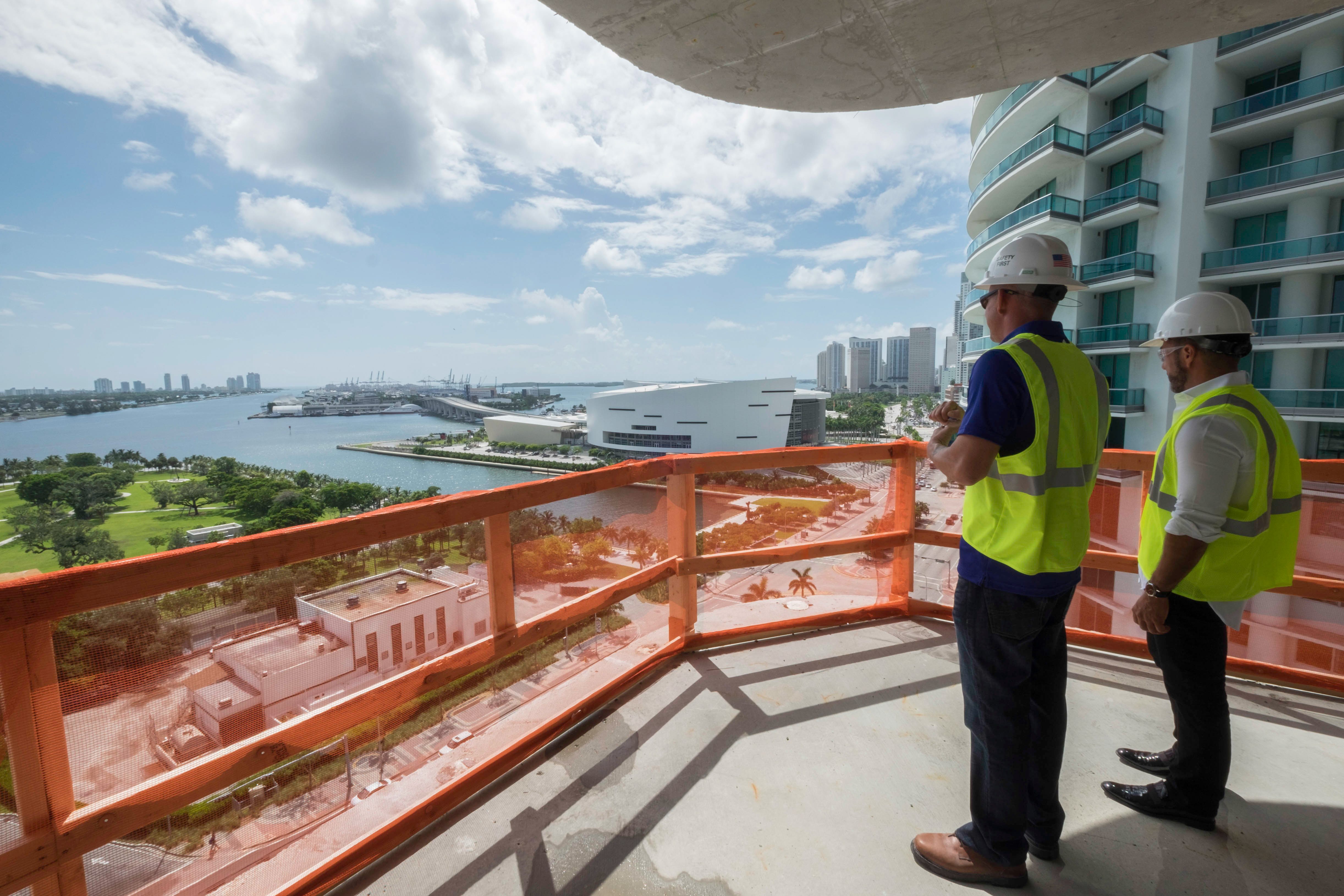One Thousand Museum construction tour