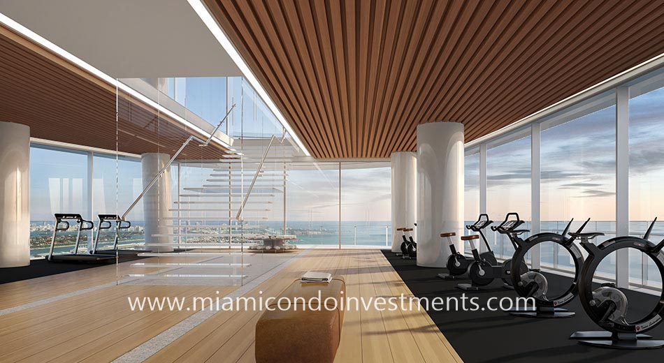 fitness center Aston Martin Residences