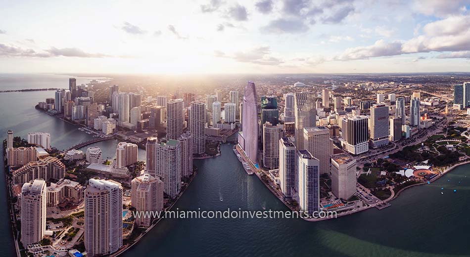 Aston Martin Residences aerial