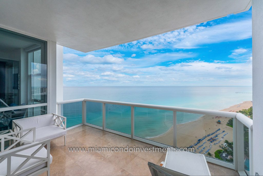 balcony view of the Atlantic Ocean