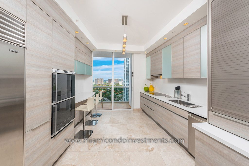 renovated kitchen trump palace condo