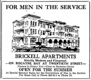 Brickell Apartments Advertisement from www.miami-history.com