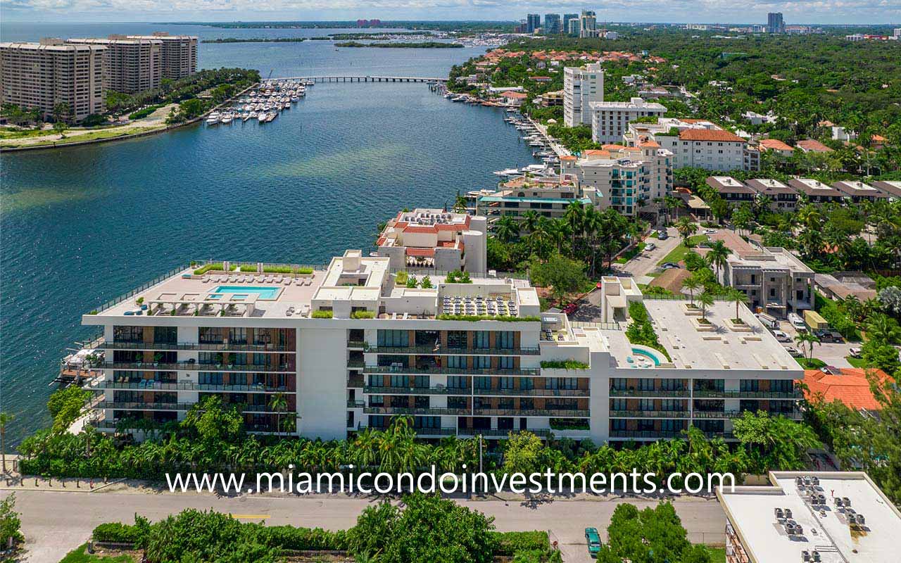 The Fairchild condo building in Coconut Grove