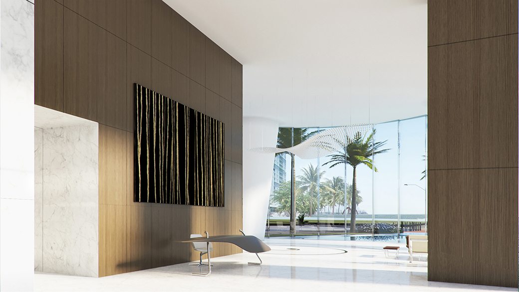 Aston Martin Residences Amenity Lobby