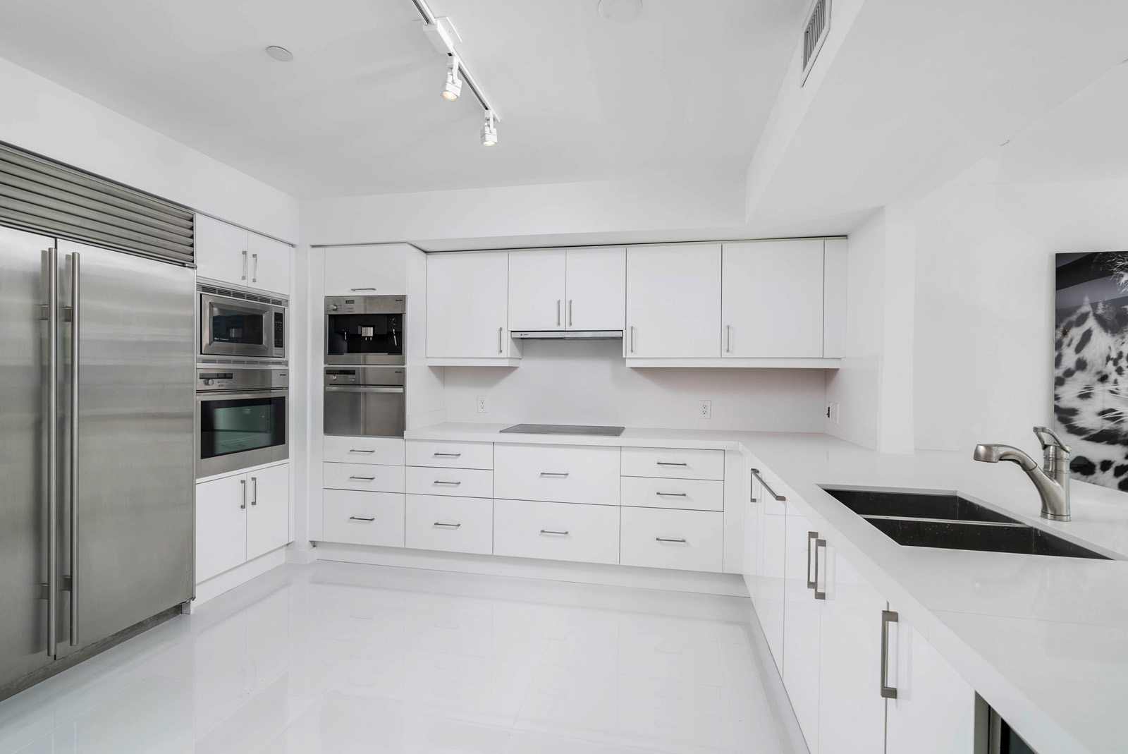 Jade at Brickell Bay renovated kitchen Jade at Brickell Bay renovated kitchen