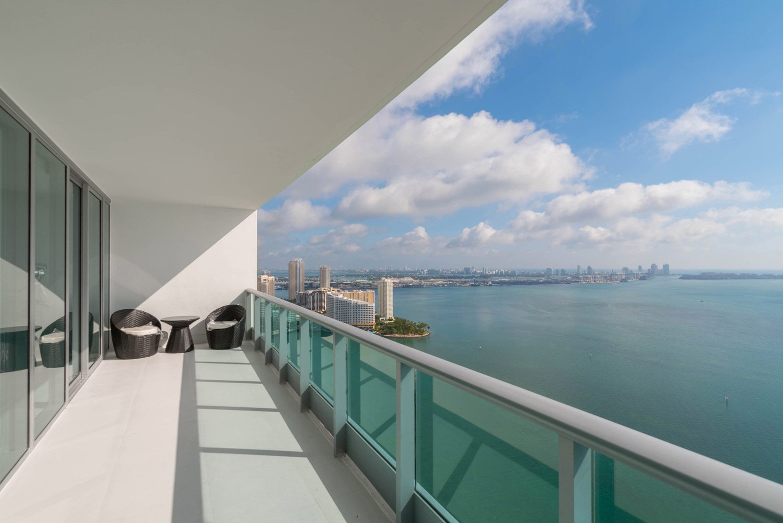 Jade at Brickell Bay view from 41st floor Jade at Brickell Bay view from 41st floor