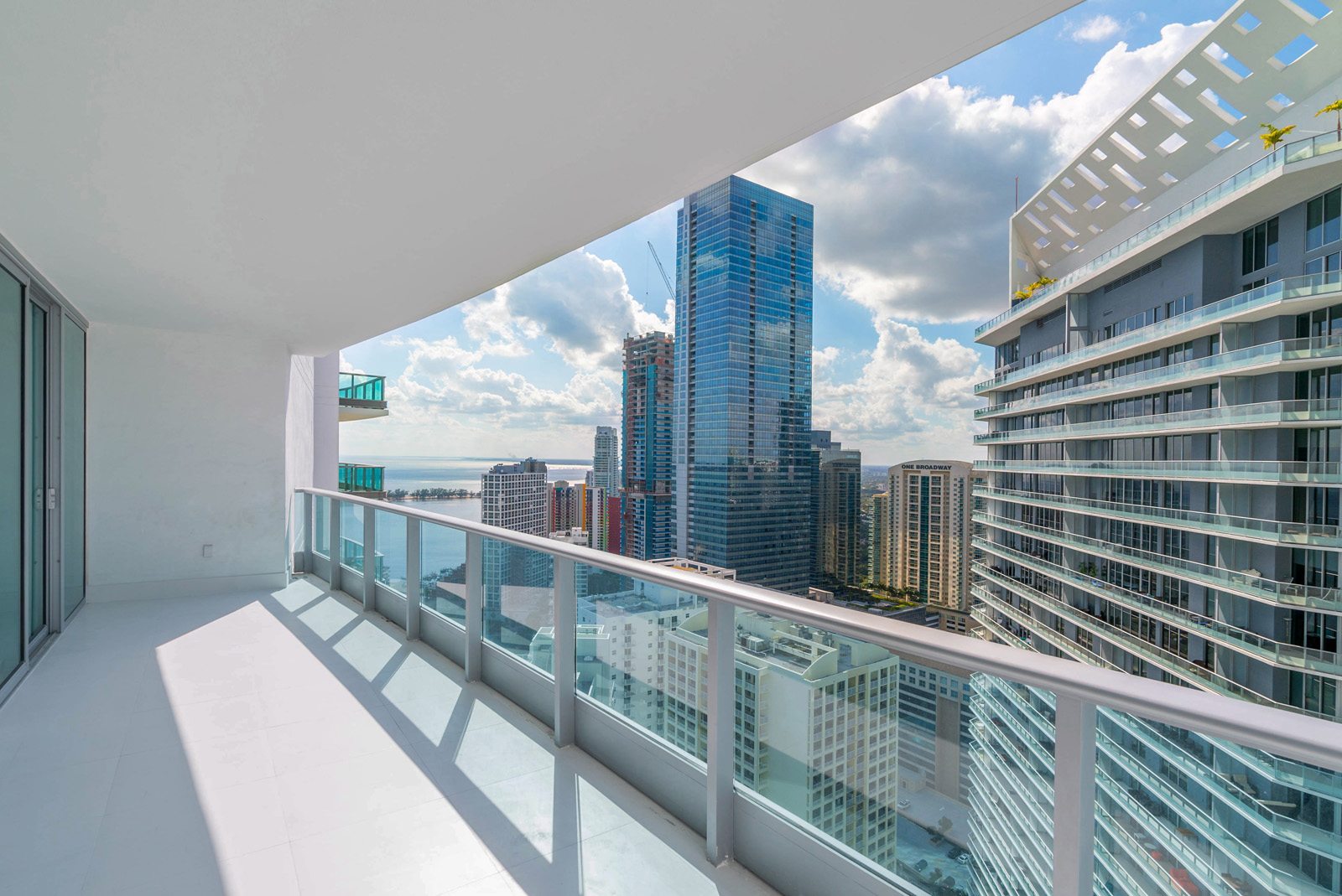 balcony on west side of unit