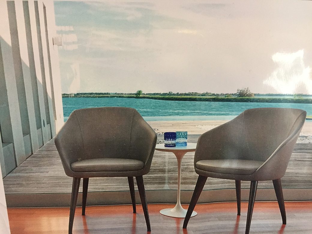 Two Tequesta Point Miami Condos Modern Chairs 02