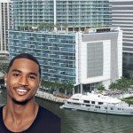 Trey Songz view from Brickell Key condo