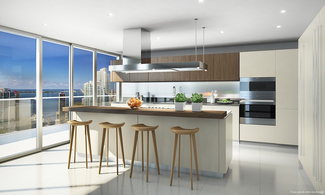 Brickell Flatiron Penthouse Kitchen