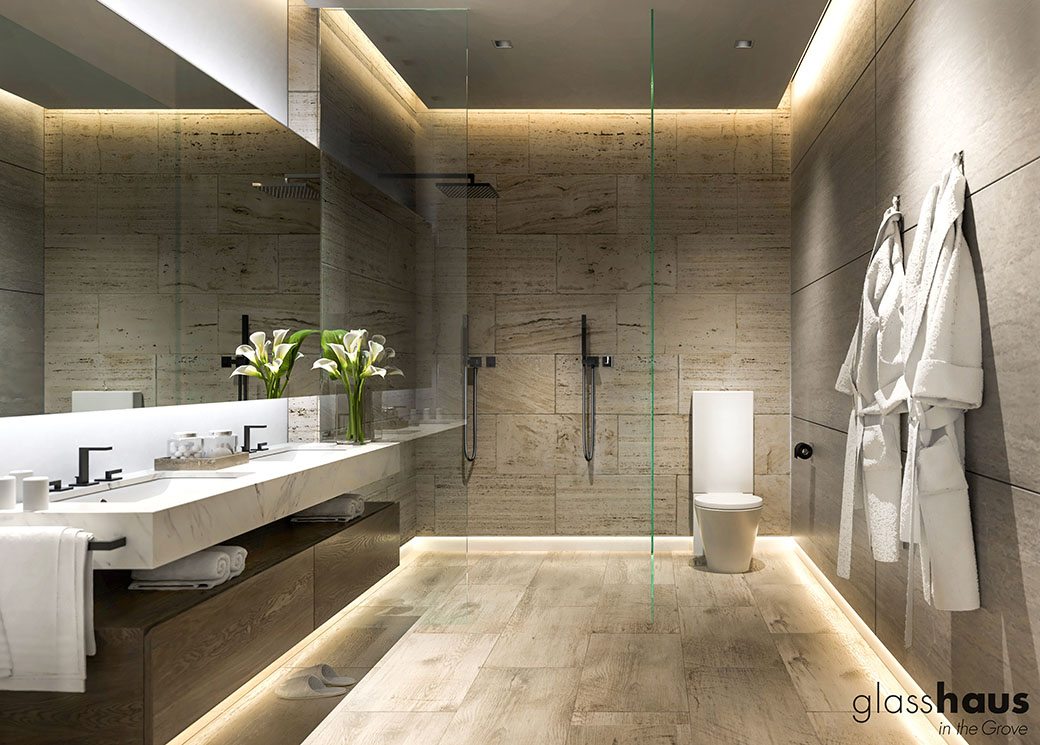 Glasshaus Master Bathroom