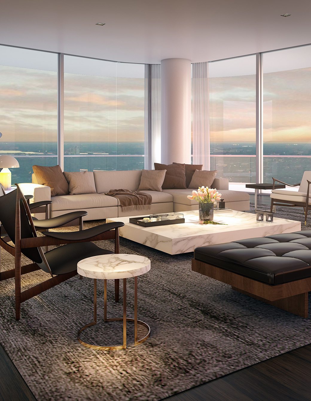 SLS Lux Penthouse Living Room II