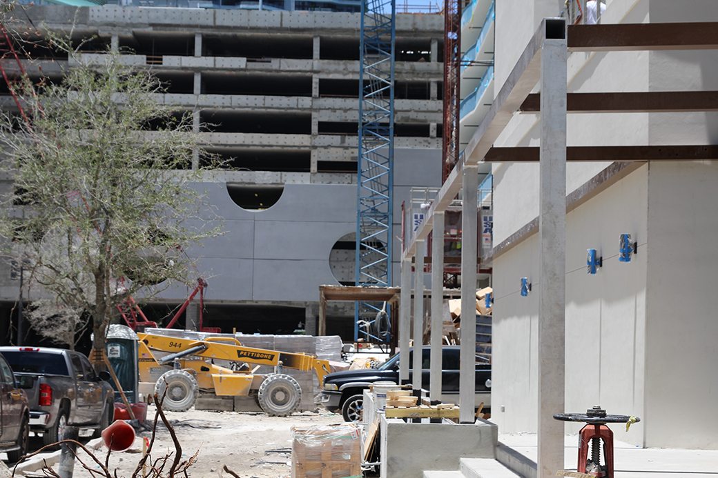 Paraiso Parking Structure Construction Progress July 2017