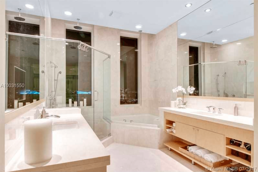 Asia at Brickell Key Penthouse Master Bath