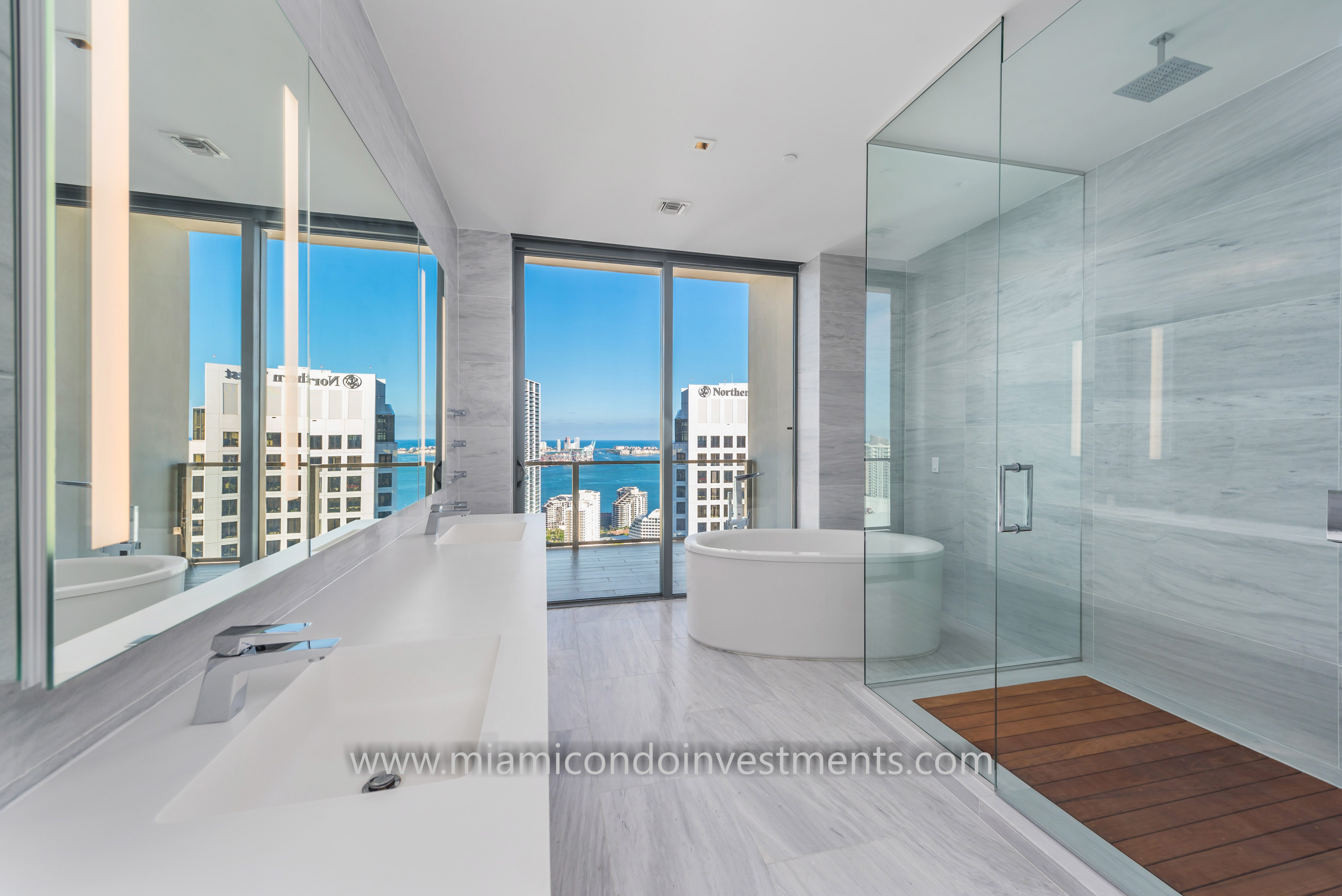 Brickell City Centre Penthouse Reach Bathroom