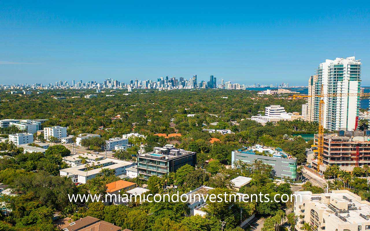 proximity to downtown Miami from Glasshaus