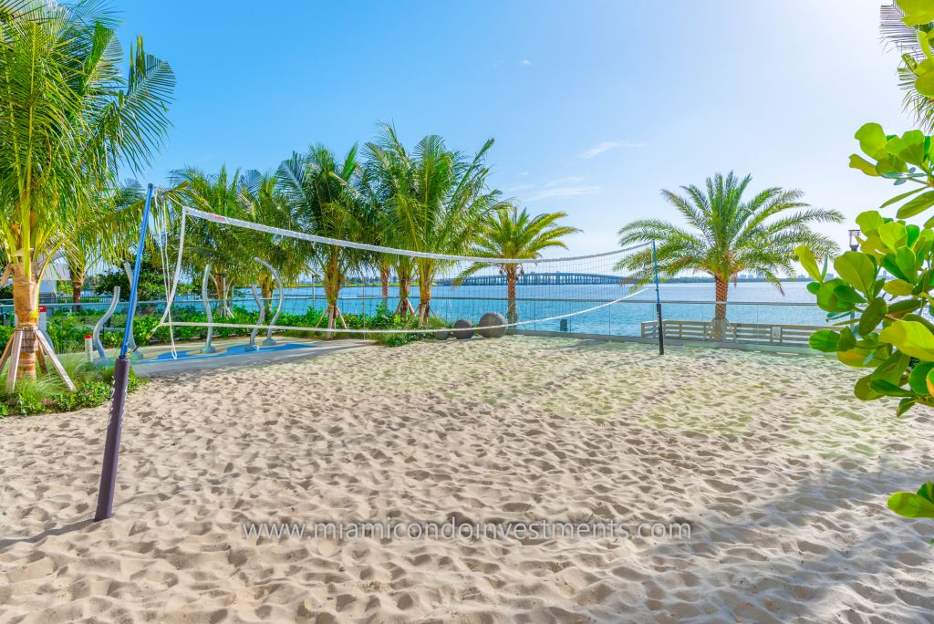 sand volleyball court