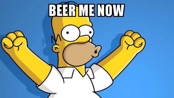 Homer beer me now