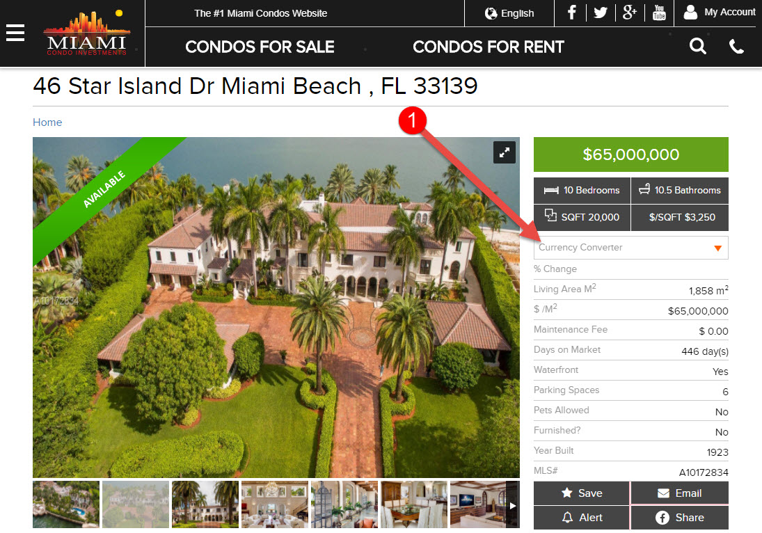 Bitcoin Currency Converter Added to Miami Luxury Real Estate Website