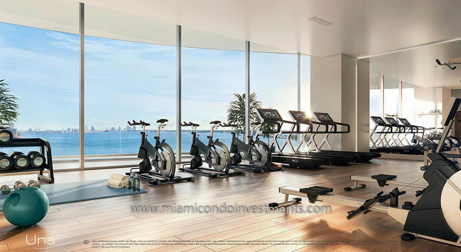 UNA Residences fitness center