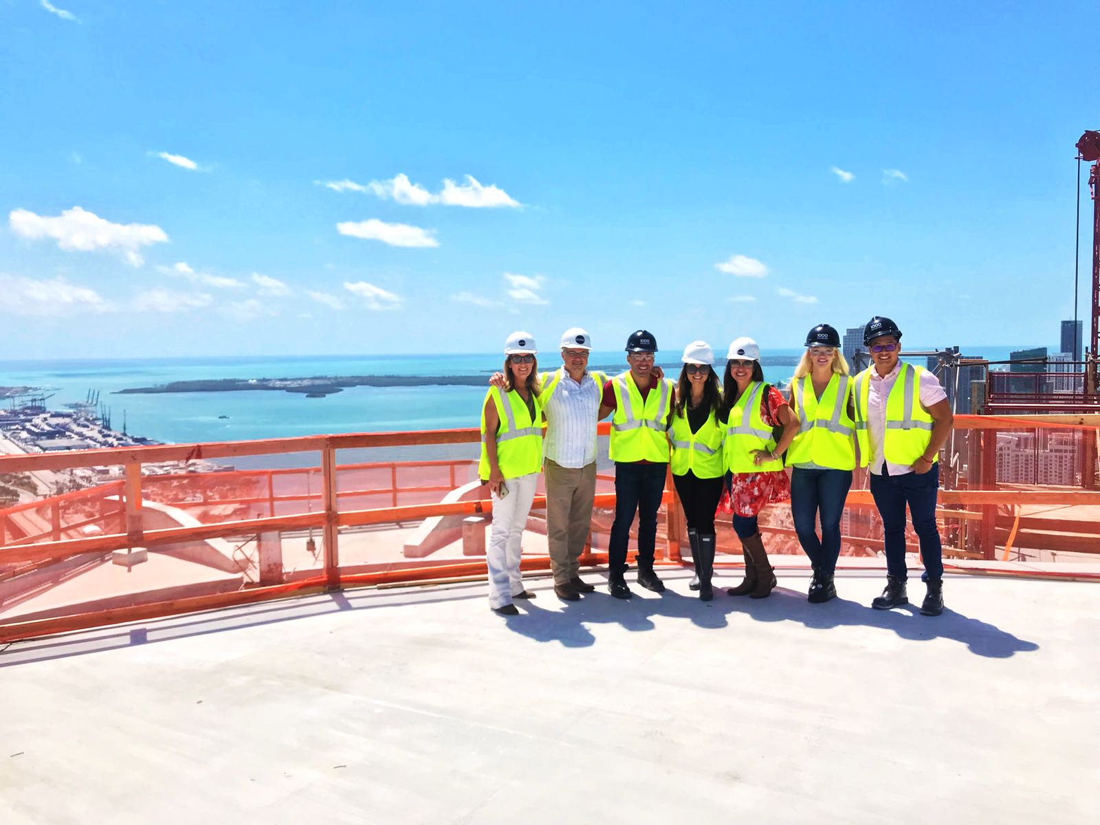 Miami Condo Investments Team visits One Thousand Museum helipad