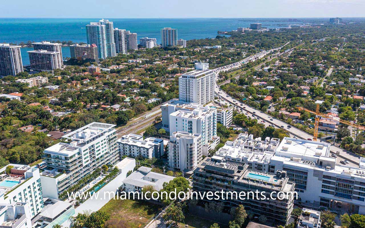 Cassa Brickell in the South Brickell skyline