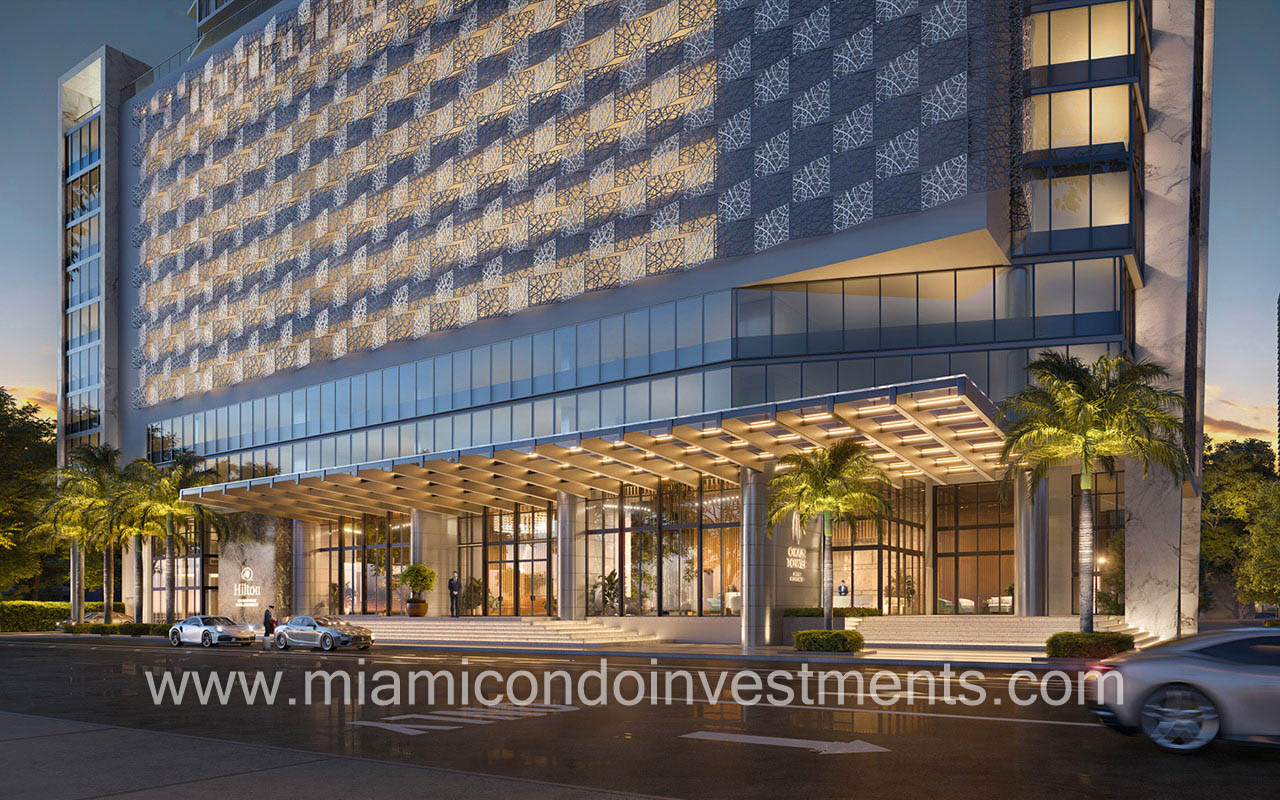 Okan Tower porte-cochere