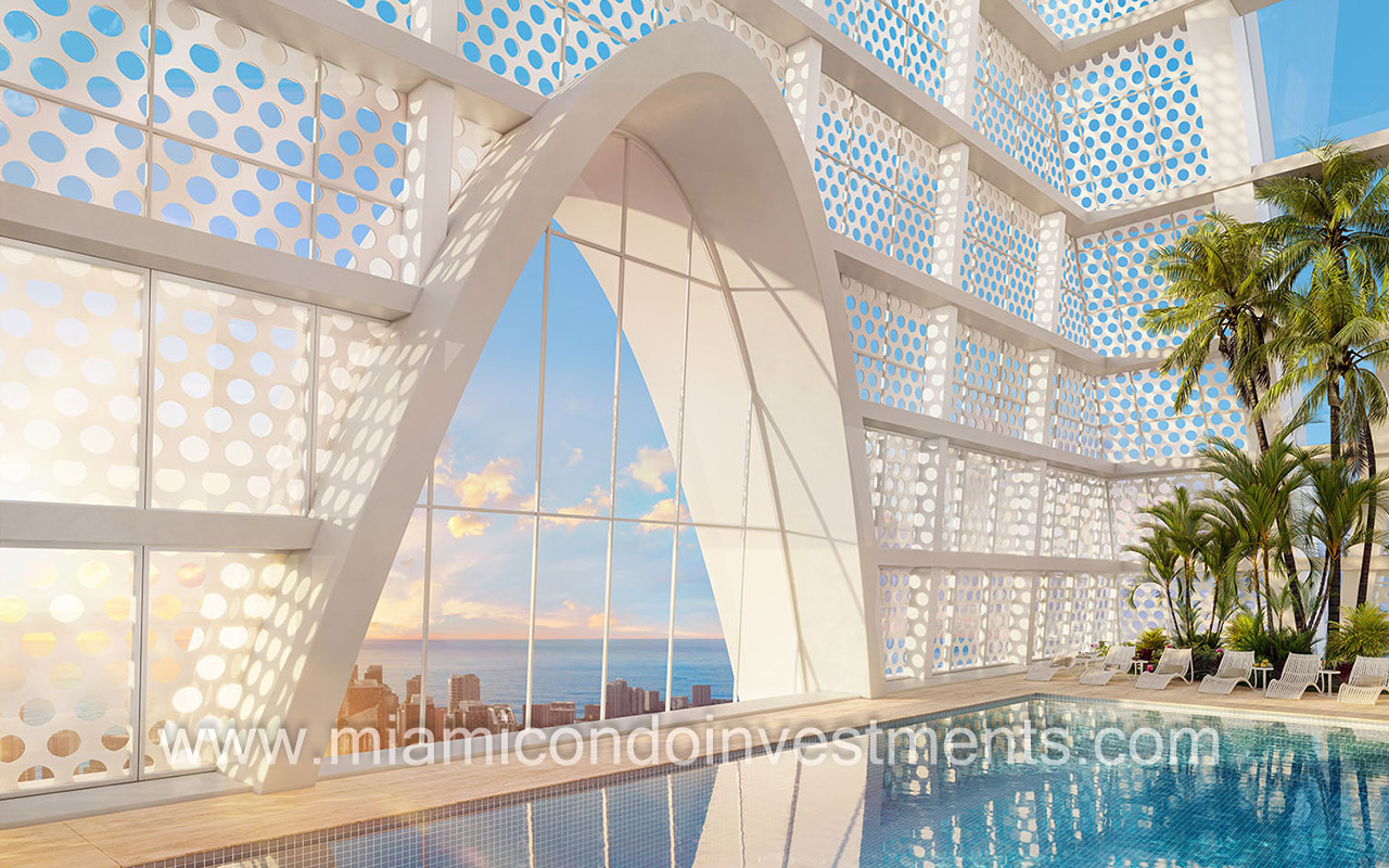 Okan Tower sky residence rooftop pool
