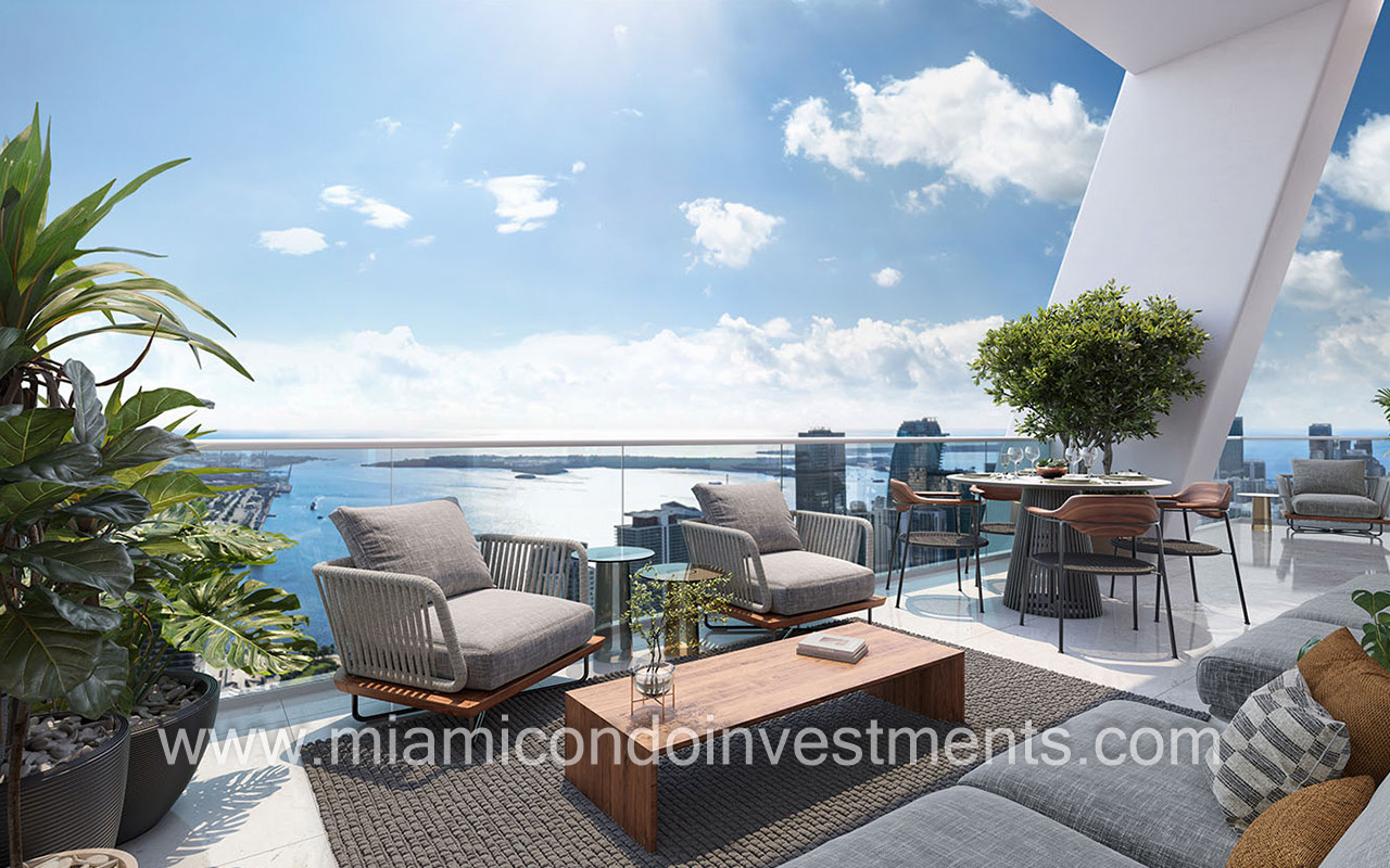 Okan Tower sky residence terrace