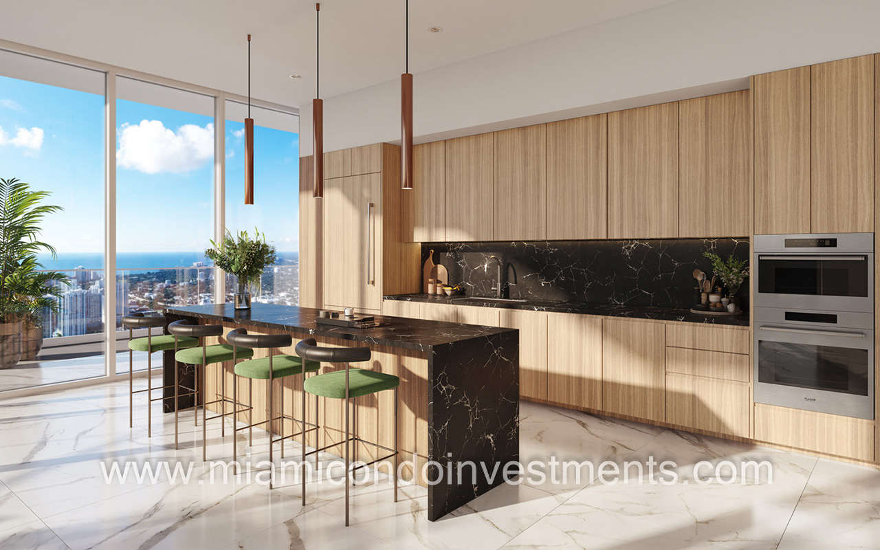 Okan Tower sky residence kitchen